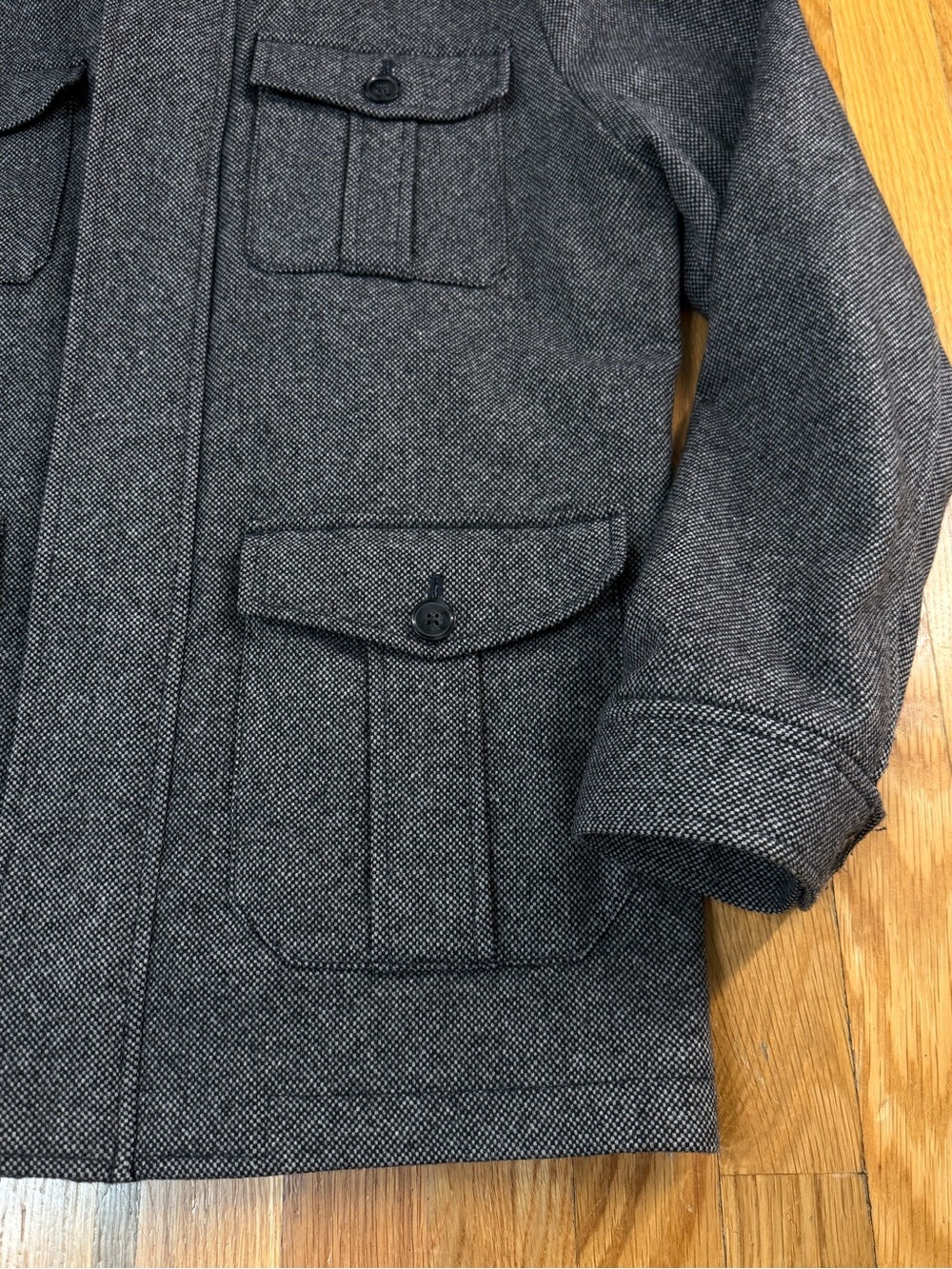 Express Military Style Wool Field Jacket (L) - Picture 6 of 9